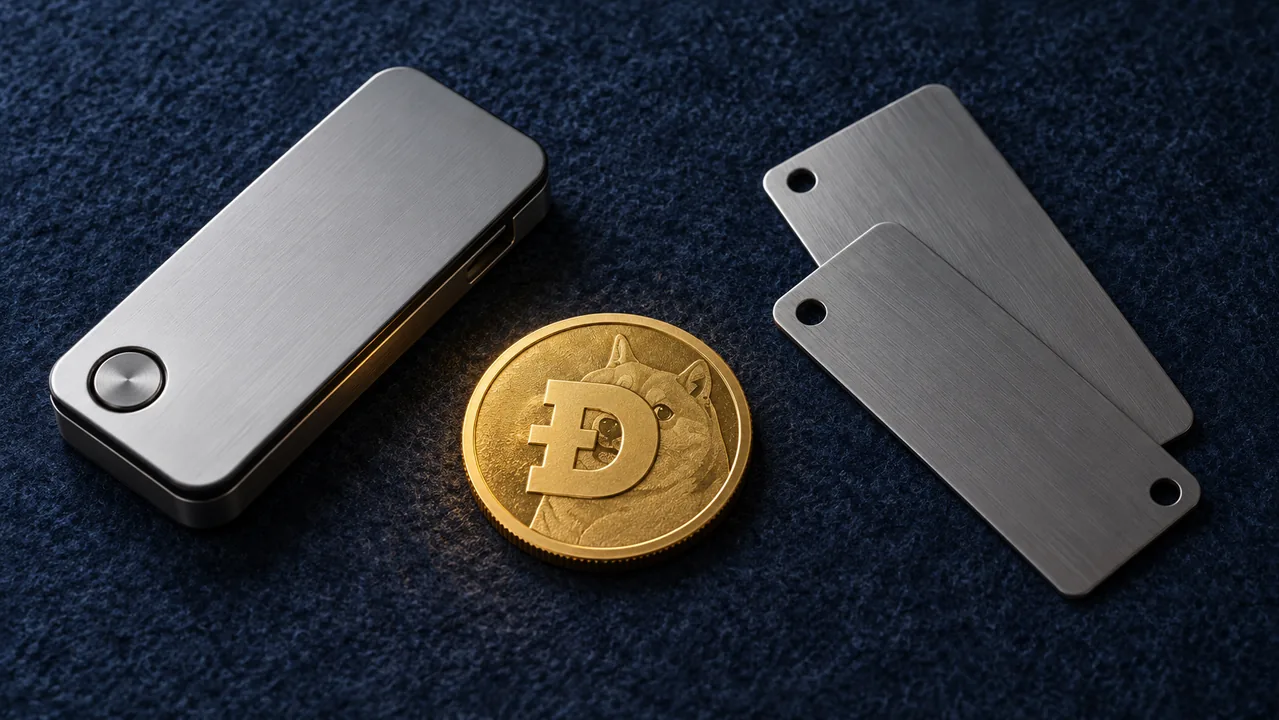 Предметная иллюстрация хранения DOGE: ключи и данные восстановления требуют защиты.